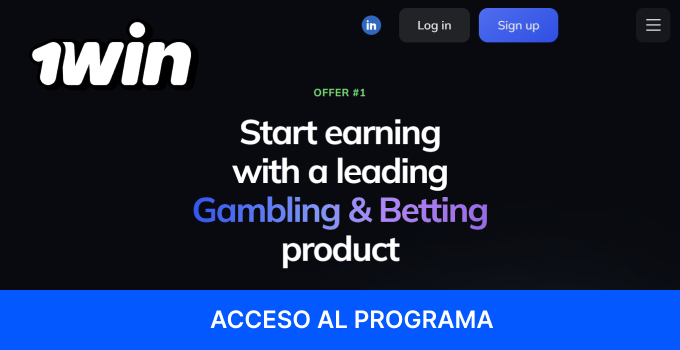 Activar tu colaboración con el Programa de afiliados de 1win