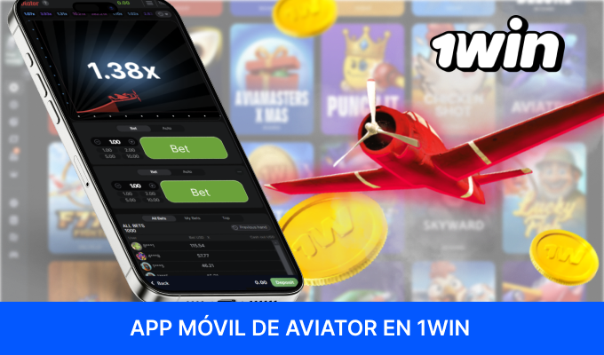 Acceda a la aplicación 1win Aviator tanto en Android como en iOS.