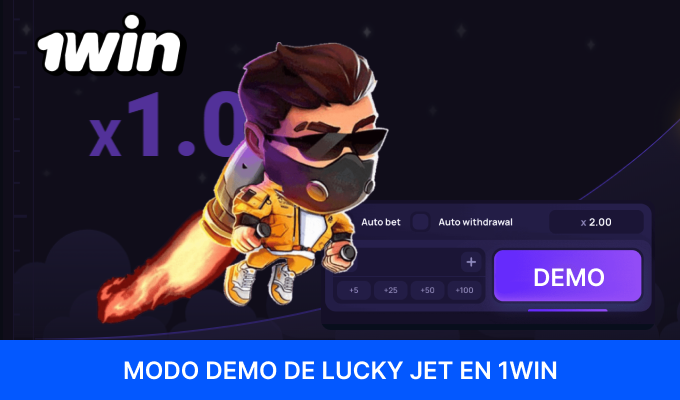Puedes acceder a la demo de Lucky Jet en 1win Casino