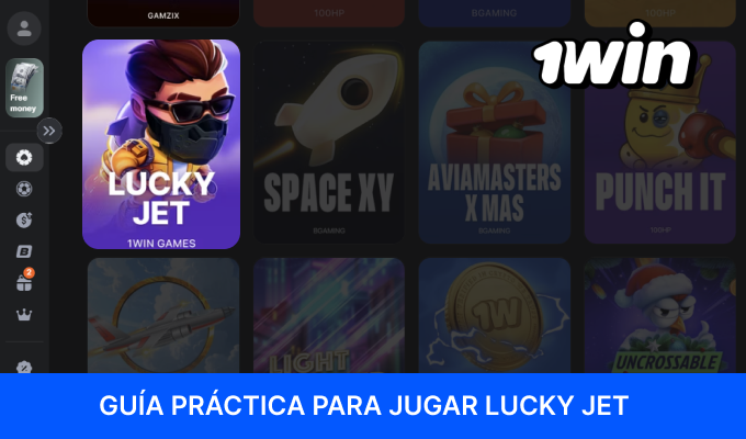 Cada ronda de Lucky Jet 1win tiene un ciclo breve y fácil de entender